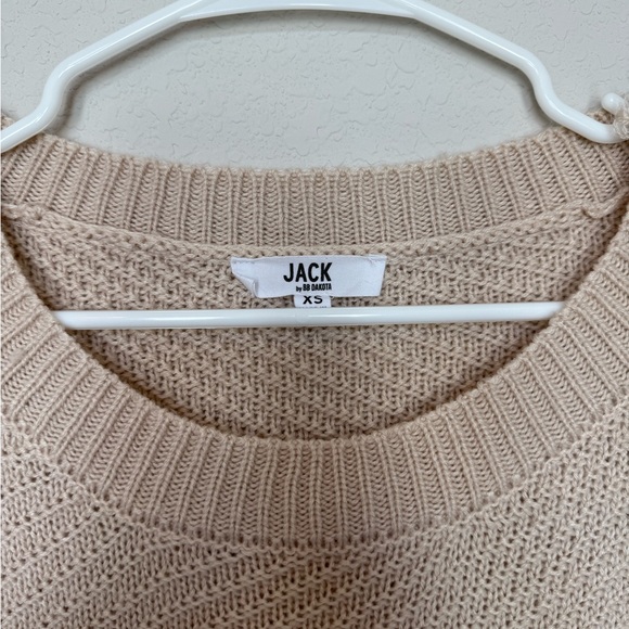 Jack by BB Dakota Tan Fringe Sweater - Picture 4 of 9